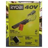 Ryobi 40v Blower Kit 550Cfm