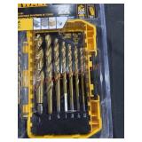 DeWalt 21pc titanium nitride coated drill bit set
