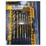 DeWalt 21pc titanium nitride coated drill bit set