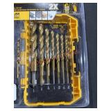 DeWalt 21pc titanium nitride coated drill bit set