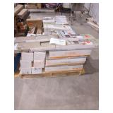 Skid Lot of Mixed Flooring, Plank Flooring & Tiles
