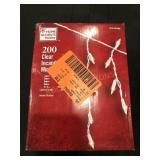 200 clear incandescent Mini icicle lights