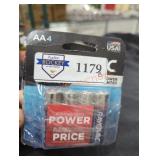 Rayovac 4 packs 4 AA batteries