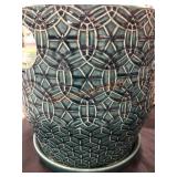 Trendspot 12"  Rivage Pots, Dark blue