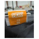 HDX 12 9v batteries