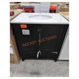 Black Bathroom Vanity with Sink Top Approx