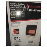 Hearth sense Vent Free Gas Wall Heater, FACTORY
