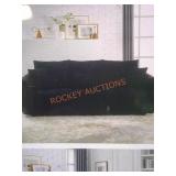 Z-joyee 82" Square Arm Teddy Creative Velvet Sofa