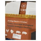 Master built analog electric smoker