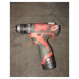 Milwaukee 3/8" Drill/Driver, Battery Included