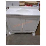 White sink cabinet DAMAGD