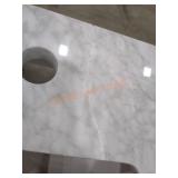 Granite sink white base DAMAGED