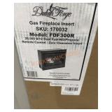 Gas fireplace insert