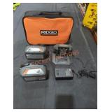 Ridgid 18V 4Ah Starter Kit