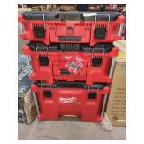 Milwaukee Packout 3pc Modular Storage System Set