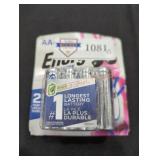 1 pack 8 AA batteries Energizer