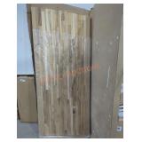 Unfinished Teak Butcher Block