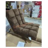 1 brown floor sofa chair