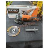 Ridgid Corded 7" Handle Angle Grinder