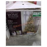 7.5ft Kenwood Fraser Fir Flocked LED Pre-Lit Tree