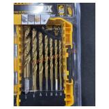 Dealt 21pc titanium nitride coated drill bit set