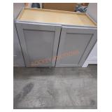 Gray Wall Cabinet 30" x 16-1/8" x 23.5"