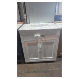 30in by 34in marble top Bathroom Vanity