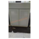 27in by 36in grey cabinet