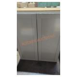 30in by 36in grey wall cabinet
