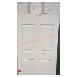 36in by 80in white door