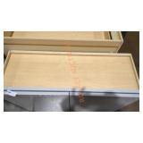 Grey cabinet 35-1/2" x 13in x 30-1/4"