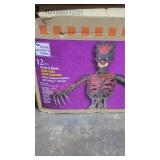 12.5ft Grave and bones inferno Deadwood Skeleton