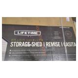 Lifetime storage shed 3x bid
