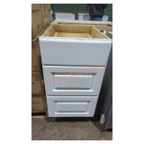 Small White Kitchen Cabinet 25inx36inx18in