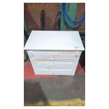 28in by 24in by 17in white night stand