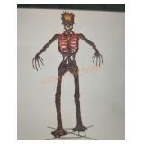 12.5 Ft Grave & Bones Inferno Deadwood Skeleton