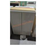 27in by 36in grey wall cabinet