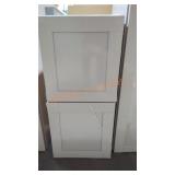 14in by 30in grey wall cabinet