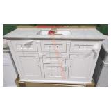 vanity 48-1/4" x 18inx  31-3/4"