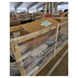 Skid Lot 24" Cabinet, Rugs, Blinds, Shelving, Misc