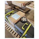 Skid Lot Portable Ryobi Storage Tubs, Doors,Misc