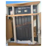 NEW COLUMBIA PICKUP. Skid of Front Door with