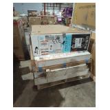 Skid full of bathroom shower walls and exct