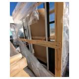NEW COLUMBIA PICKUP. Skid Of Glass Paneled Door/