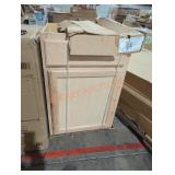 21" w x 34.5" h x 24" d base unfinished cabinet