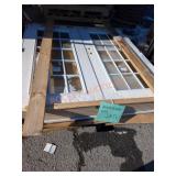 NEW COLUMBIA PICKUP. Skid of 2 Door Glass Panels