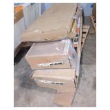 NEW COLUMBIA PICKUP.Skid Lot Of Metal Shelving,