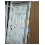 30" x 80" right hand inswing 6 panel exterior door