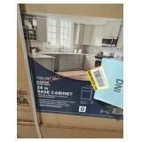 24" base cabinet dove gray 34.5" H x 24" d