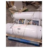 NEW COLUMBIA PICKUP.Skid Lot Of Propane Tank